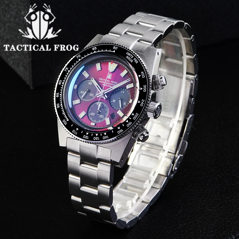 Seiko Watch Prospex - Taktyczny zegarek z chronografem z żabą