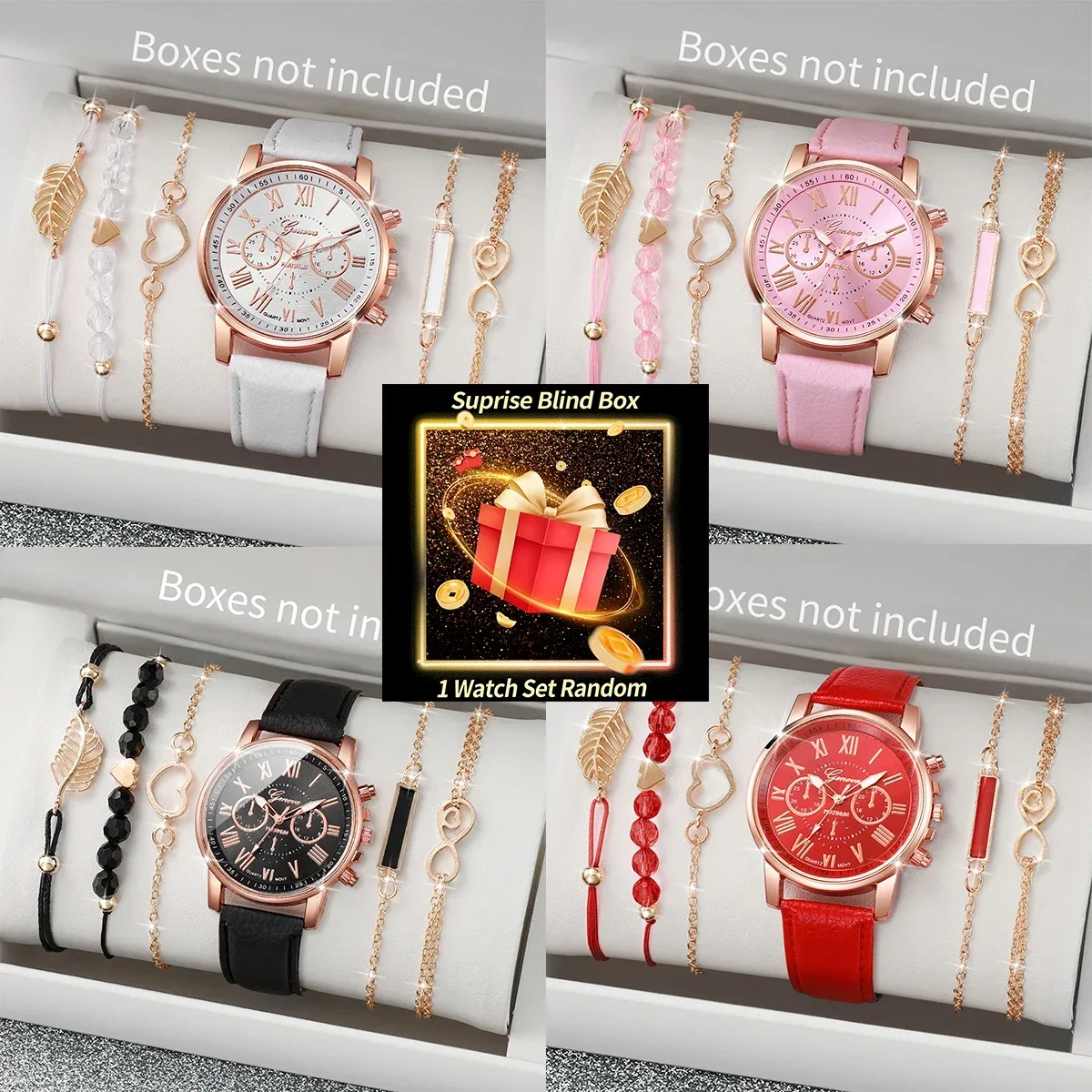 Jewelry For Watches - Zestaw zegarków damskich w formie niespodzianki